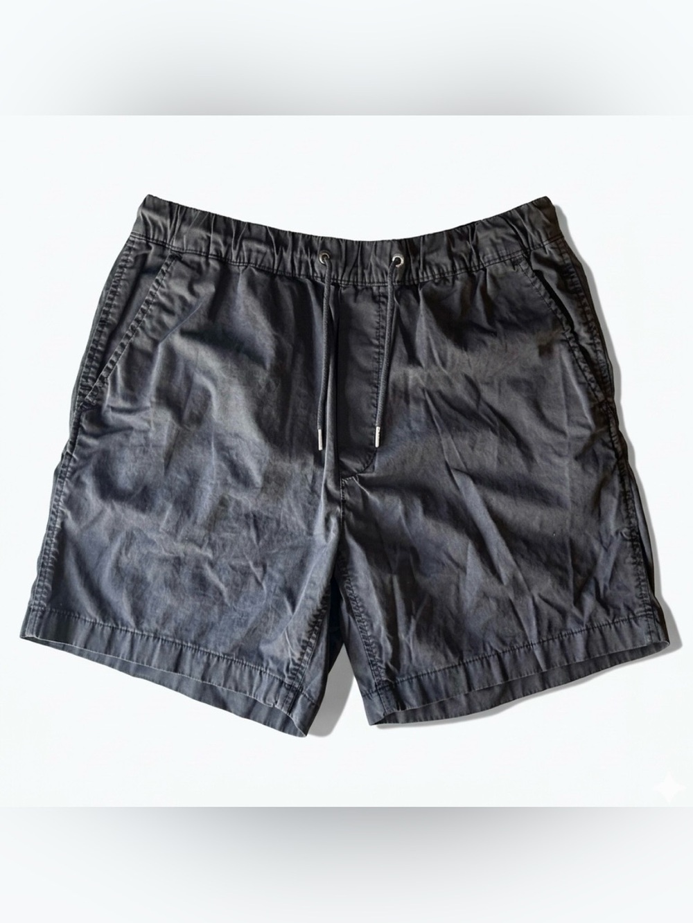 American Eagle AE Flex Jogger Shorts Mens M Charcoal Gray Stretch Drawstring